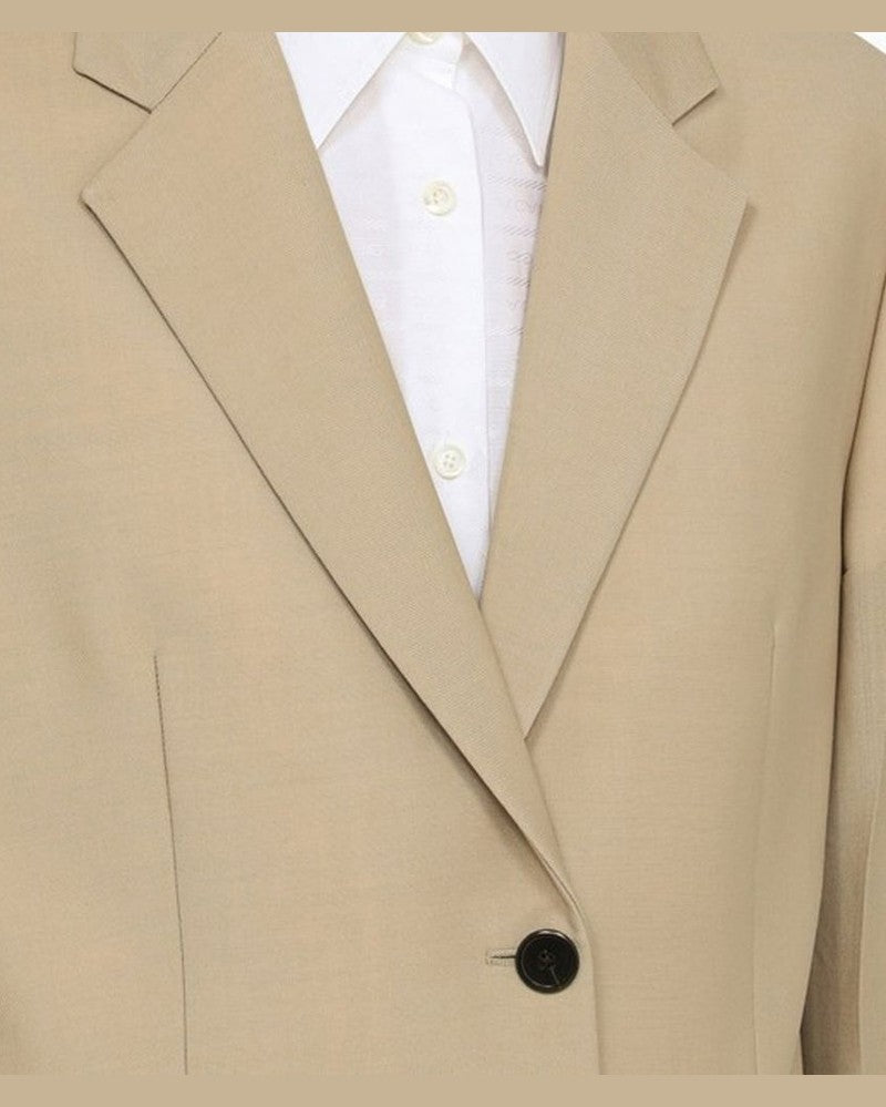 Prada Beige Mohair Blazer Glam Steals