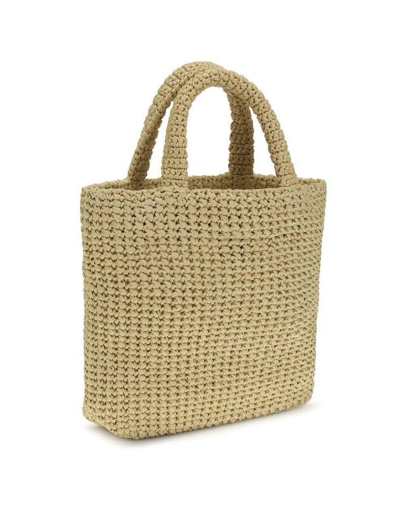 Prada Beige Viscose Handbag Glam Steals