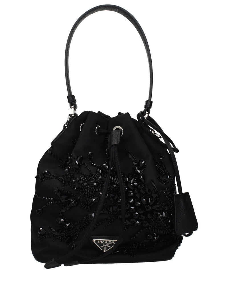 Prada Black Bucket Bag 