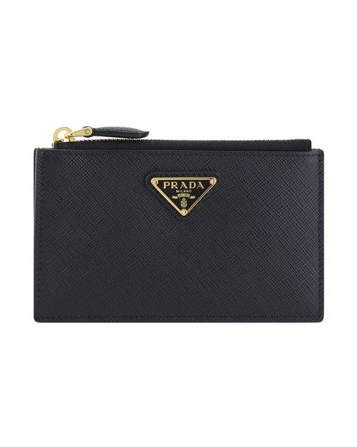 Prada Black Calf Leather Bos Taurus Wallet Glam Steals