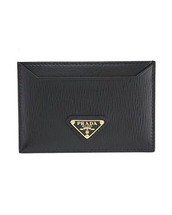 Prada Black Calfskin Cardholder Glam Steals