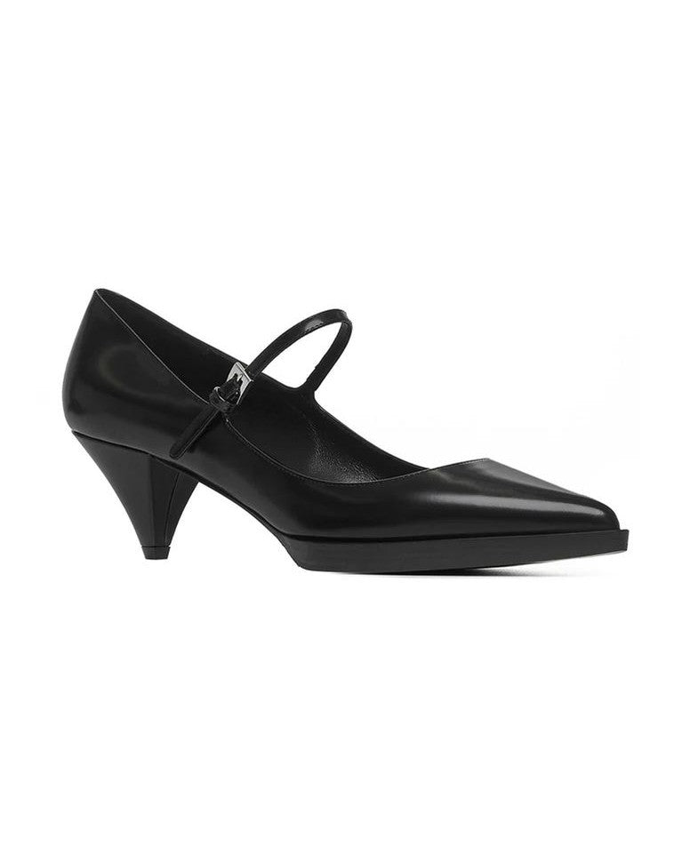 Prada Black Calfskin High Heel Pumps 