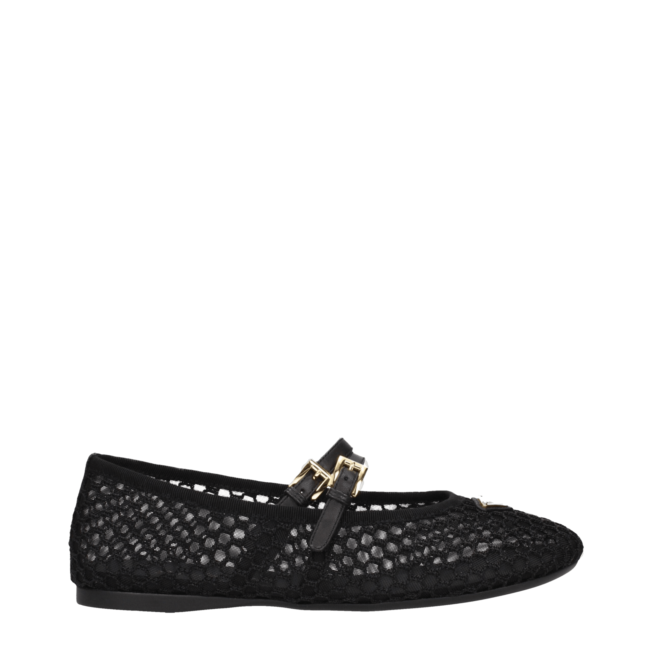 Prada Black Fabric Ballet Flats Glam Steals