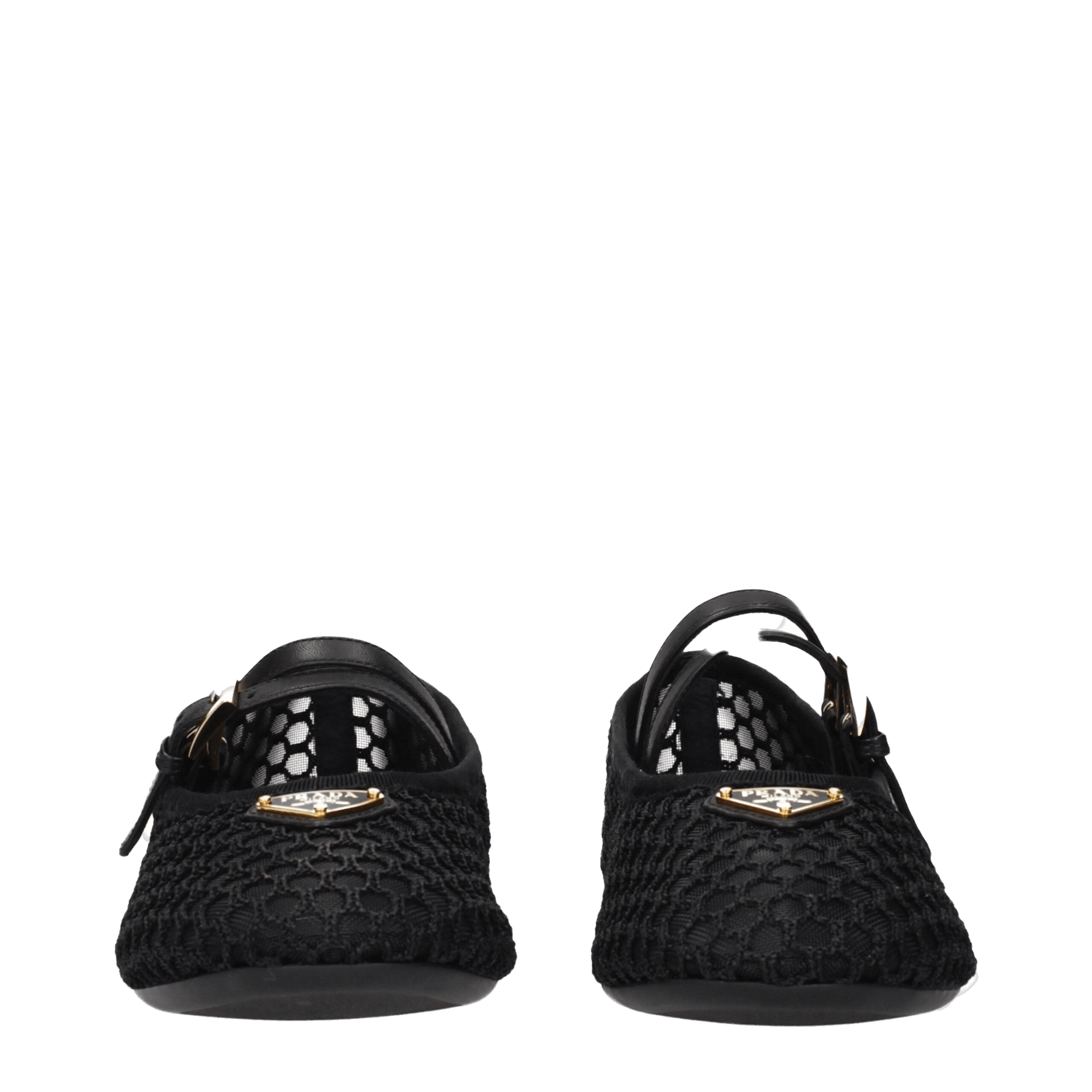 Prada Black Fabric Ballet Flats Glam Steals