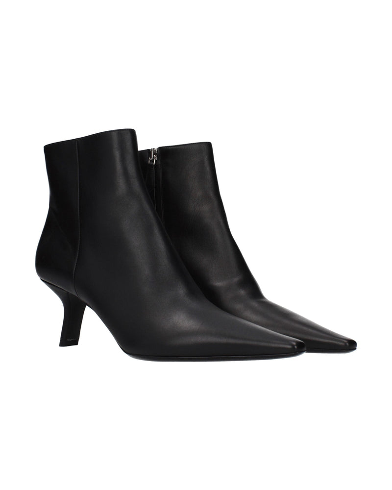 Prada Black Leather Ankle Boots Glam Steals