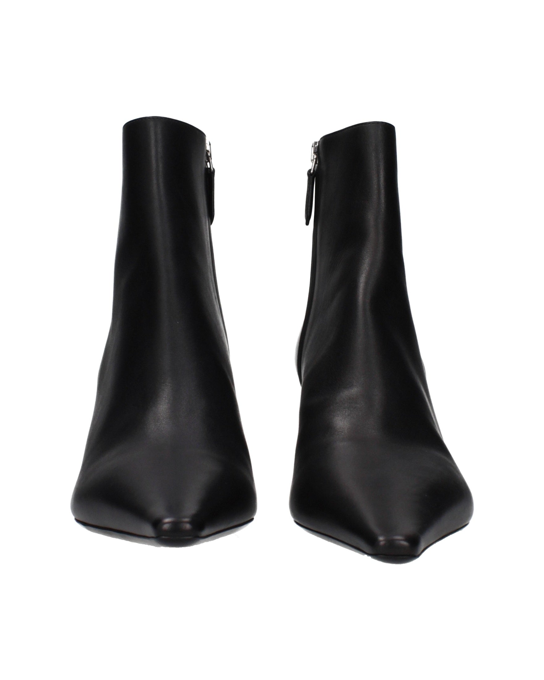 Prada Black Leather Ankle Boots Glam Steals