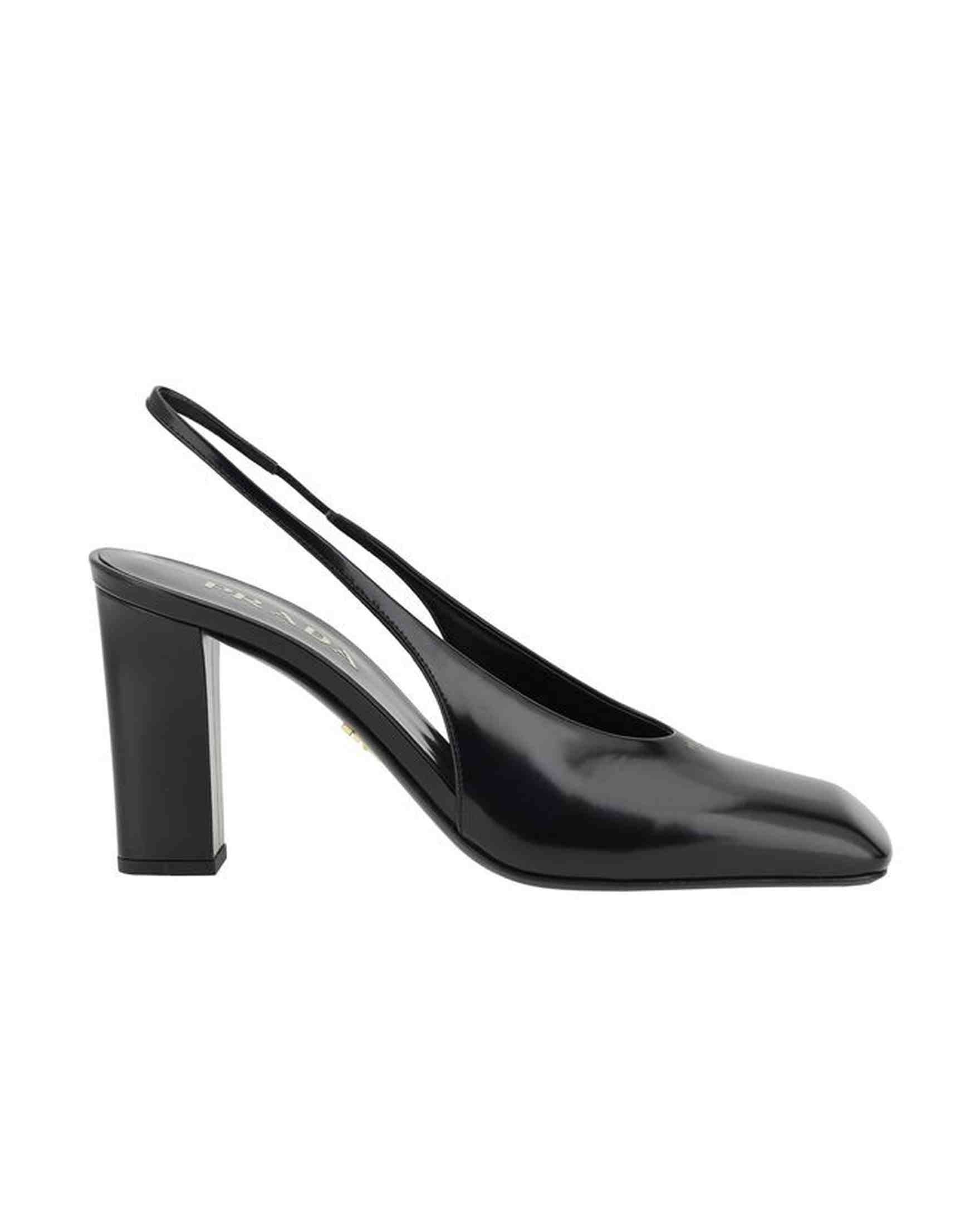Prada Black Leather Calf Pumps Glam Steals