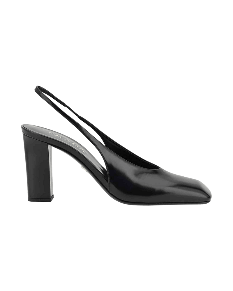 Prada Black Leather Calf Pumps Glam Steals