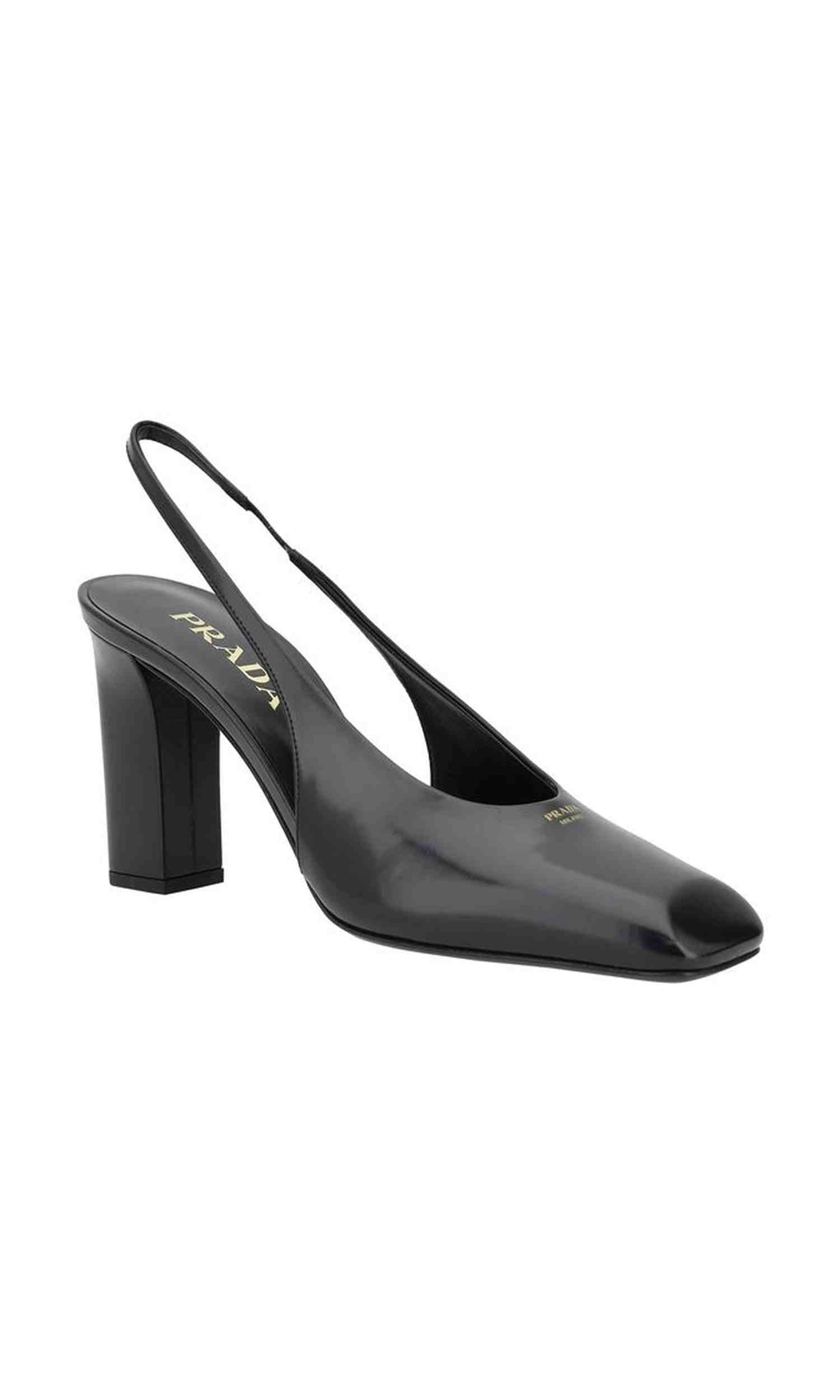 Prada Black Leather Calf Pumps Glam Steals