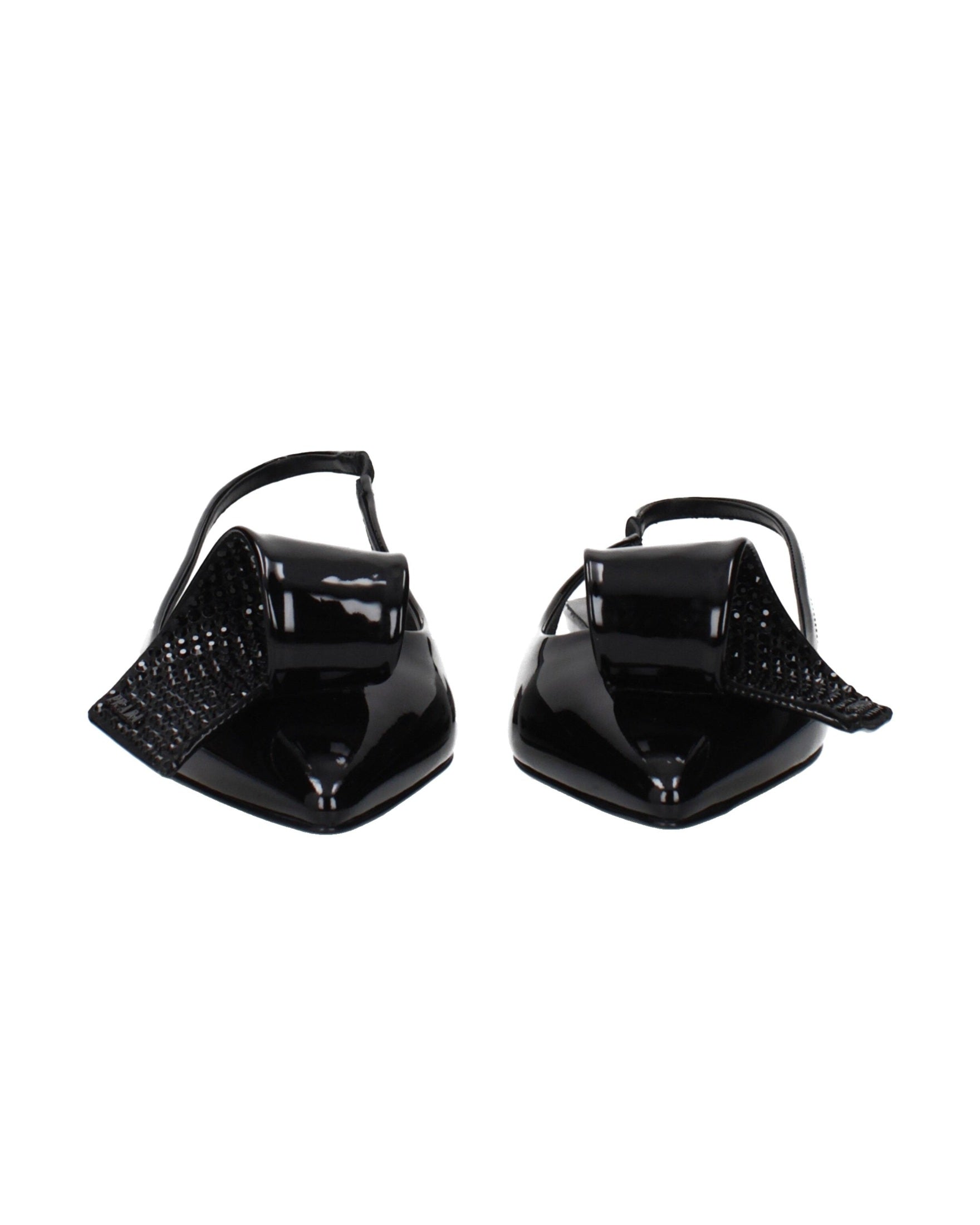 Prada Black Leather Flat Sandals Glam Steals