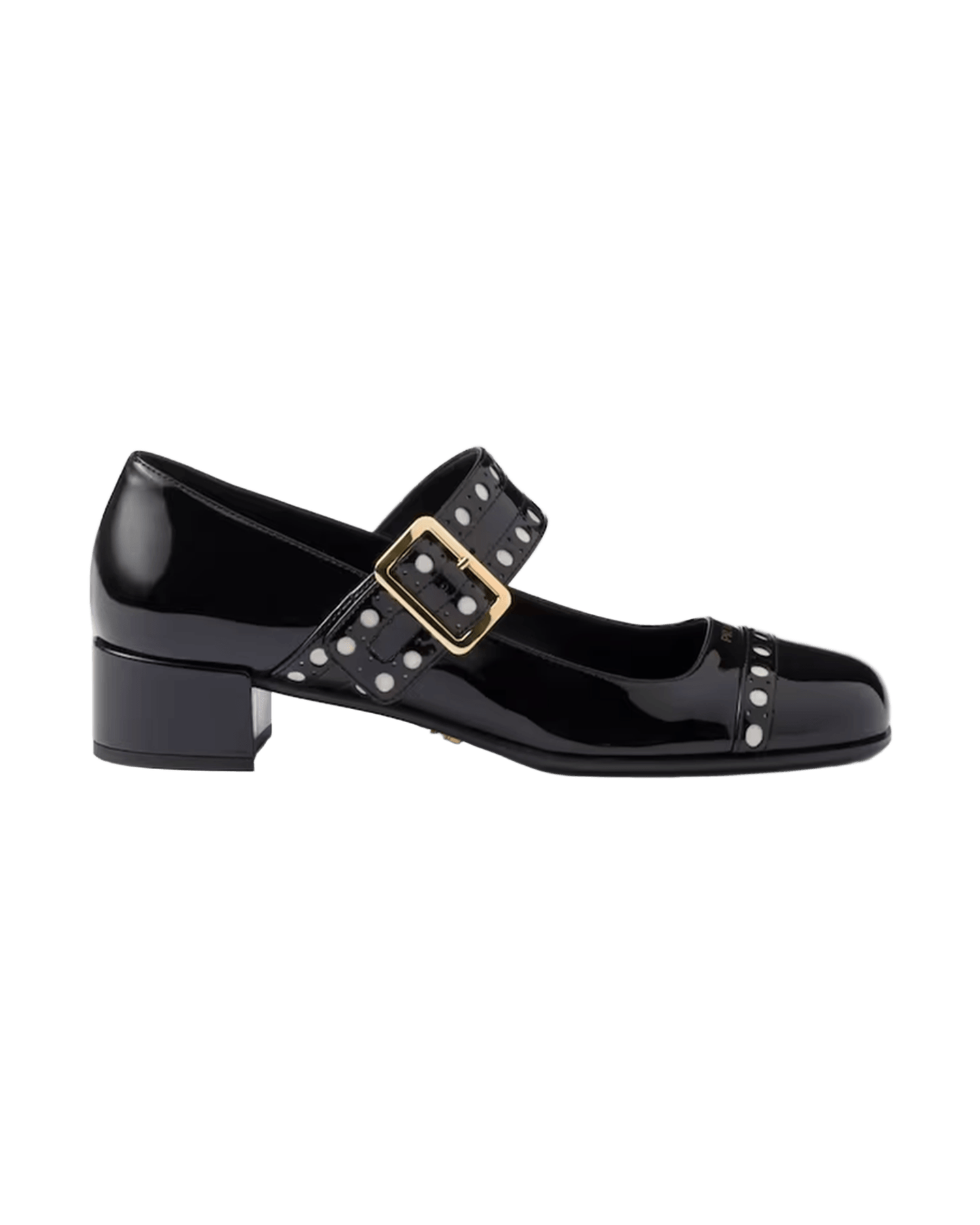 Prada Black Leather Patent Mary Jane Pumps Glam Steals