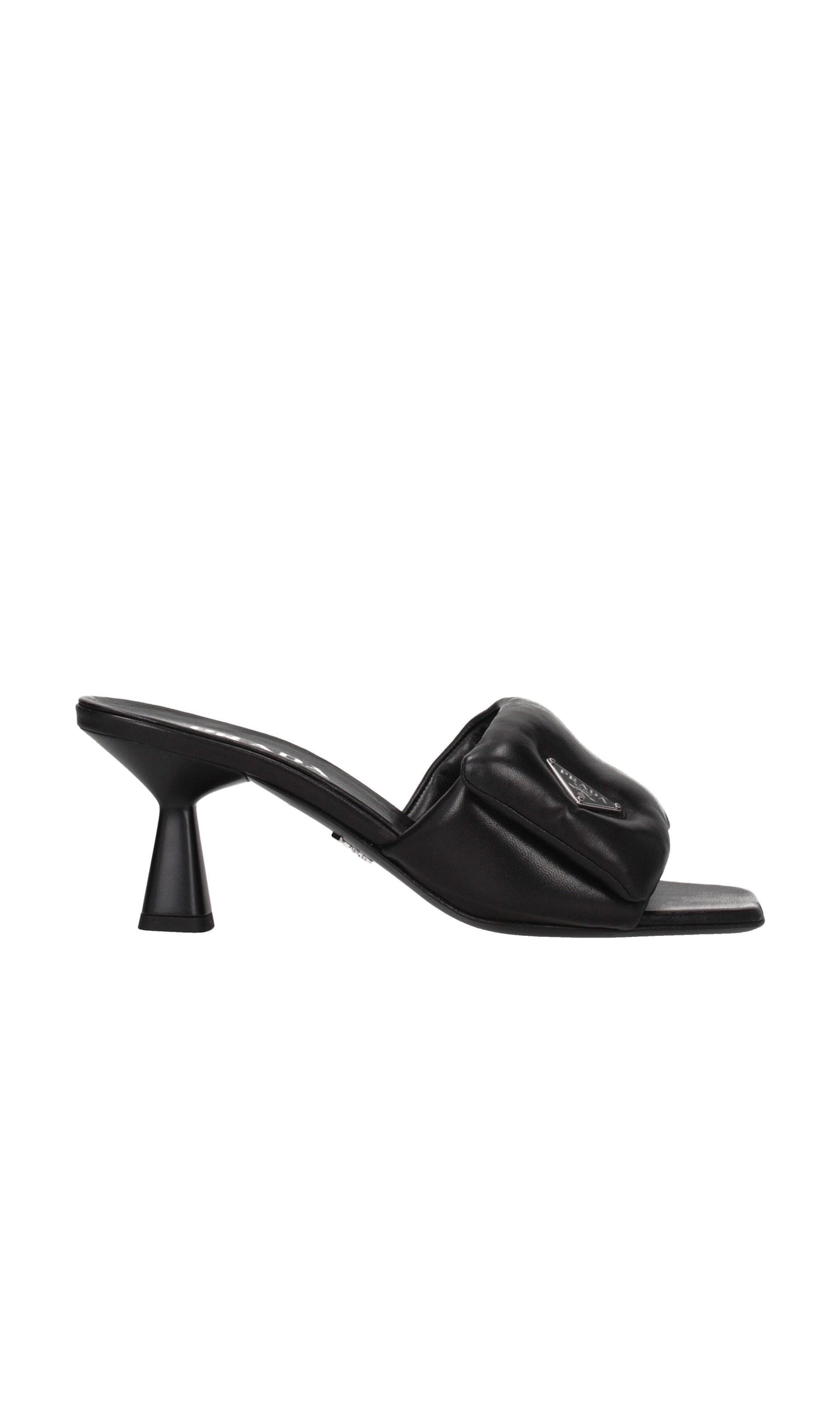 Prada Black Leather Platforms Glam Steals