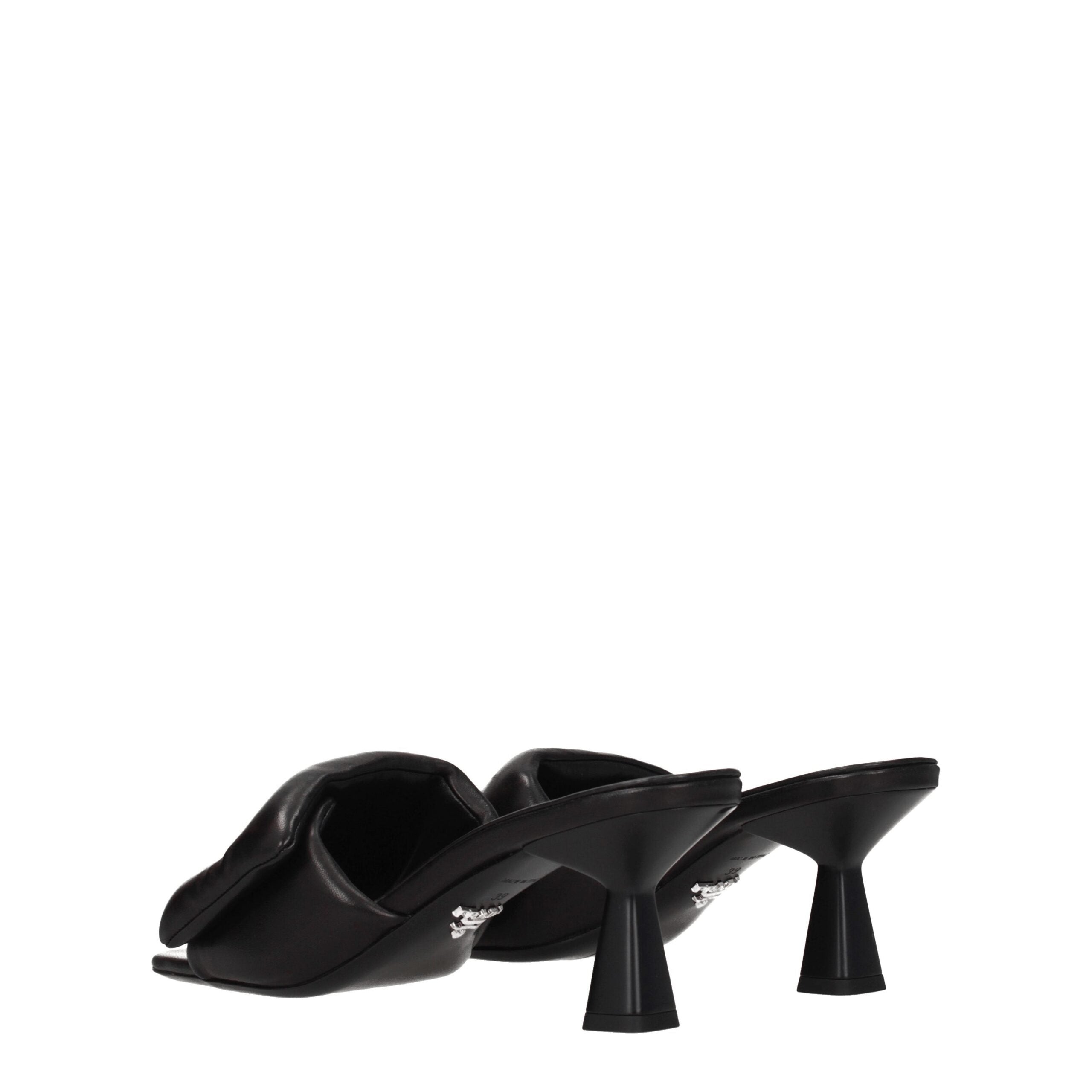 Prada Black Leather Platforms Glam Steals