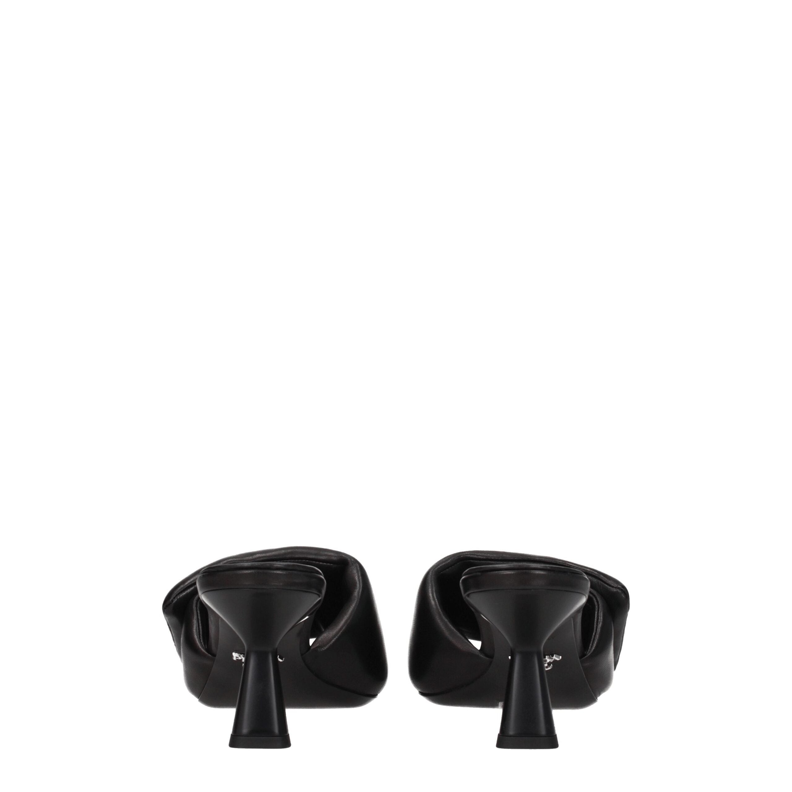 Prada Black Leather Platforms Glam Steals