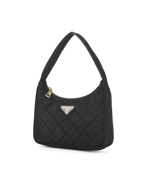 Prada Black Nylon Shoulder Bag 