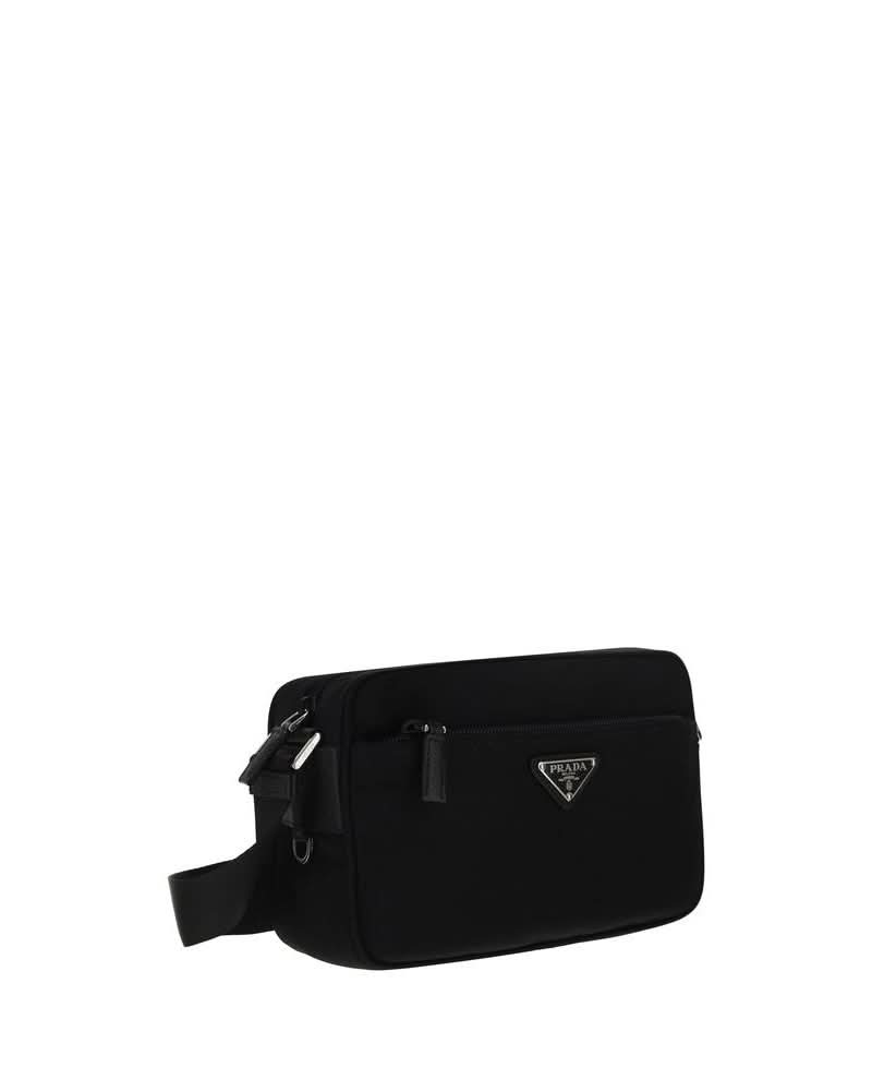 Prada Black Nylon Shoulder Bag 