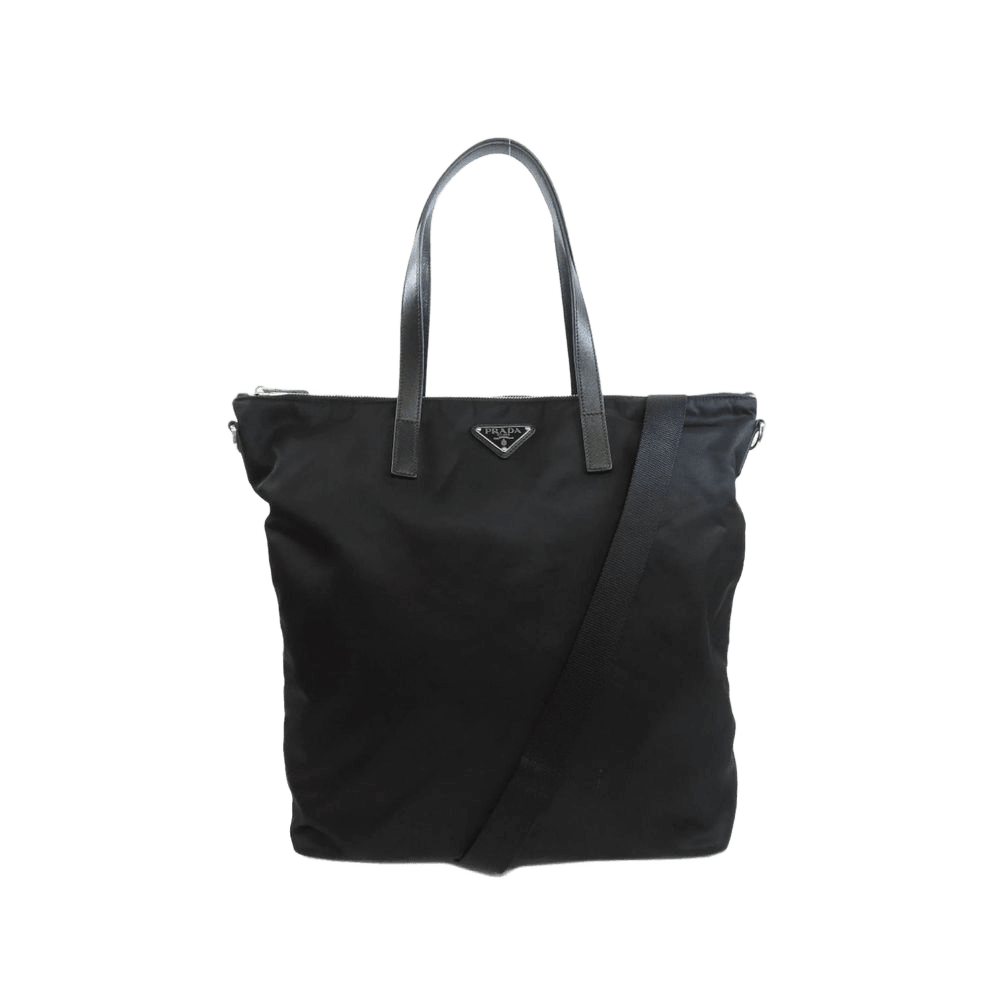 Prada Black Nylon Tote Bag Glam Steals