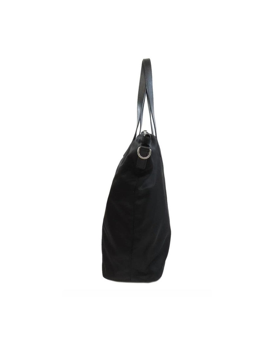 Prada Black Nylon Tote Bag 