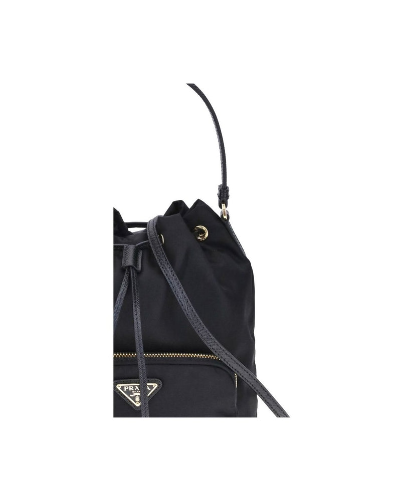 Prada Black Polyamide Backet Bag Glam Steals