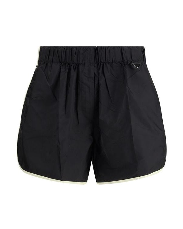 Prada Black Polyamide Bermuda Shorts Bermudas