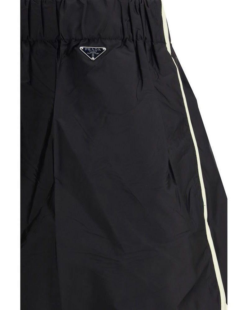 Prada Black Polyamide Bermuda Shorts Bermudas