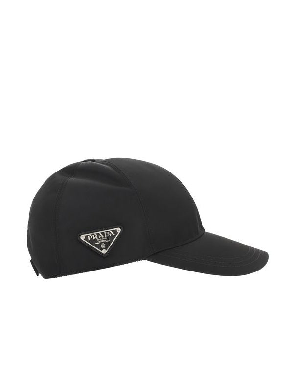 Prada Black Polyamide Cap Glam Steals