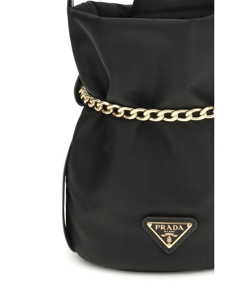 Prada Black Recycled Polyamide Bucket Bag Glam Steals