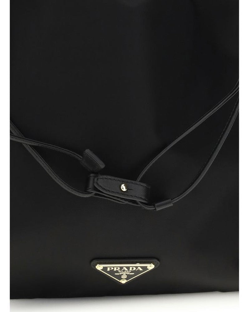 Prada Black Recycled Polyamide Shoulder Bag Glam Steals