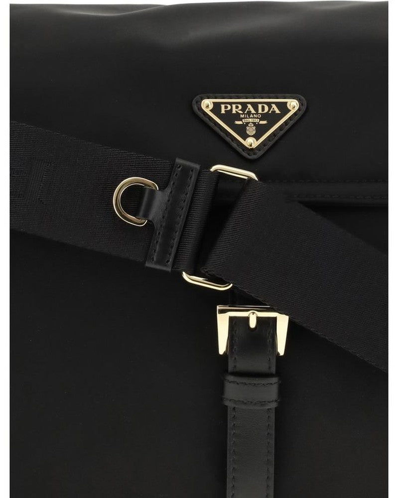 Prada Black Recycled Polyamide Shoulder Bag Glam Steals