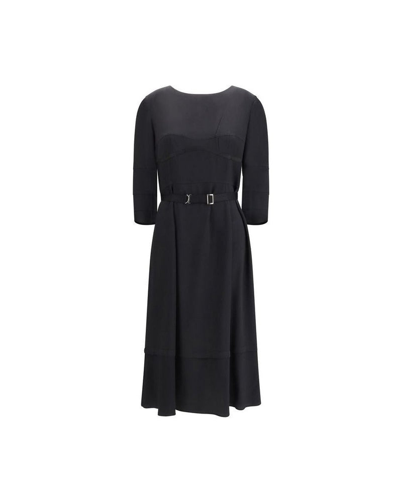 Prada Black Wool Casual Dress Glam Steals