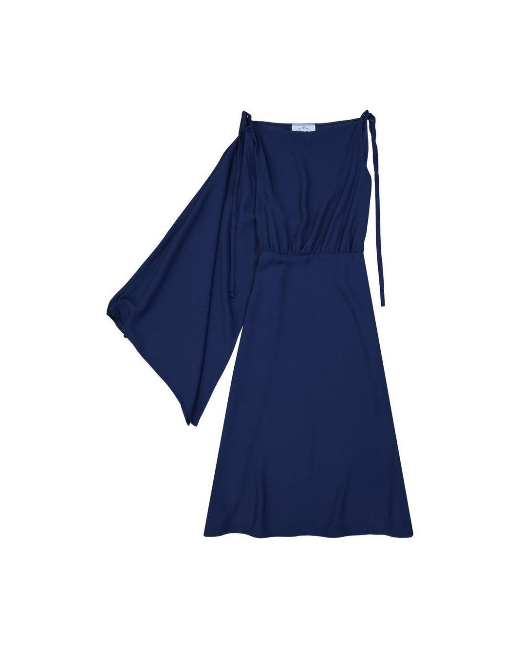Prada Blue Acetate Cocktail Dress 