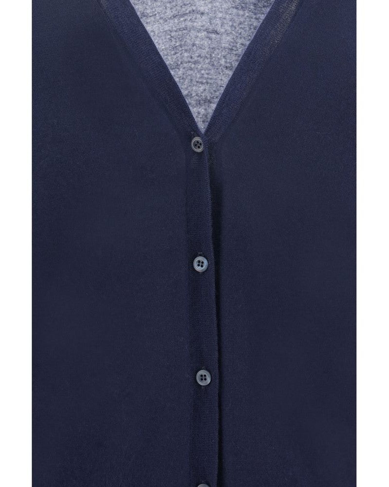 Prada Blue Cashmere Cardigan Glam Steals