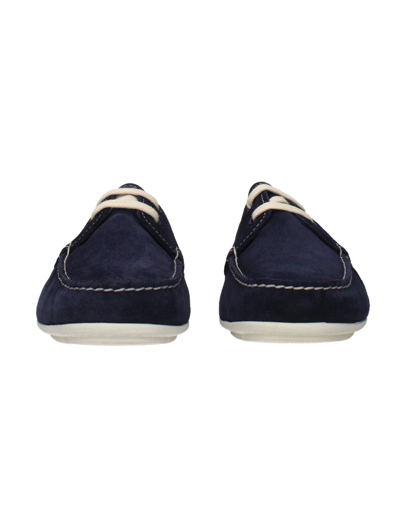 Prada Blue Leather Slip On Loafers Glam Steals