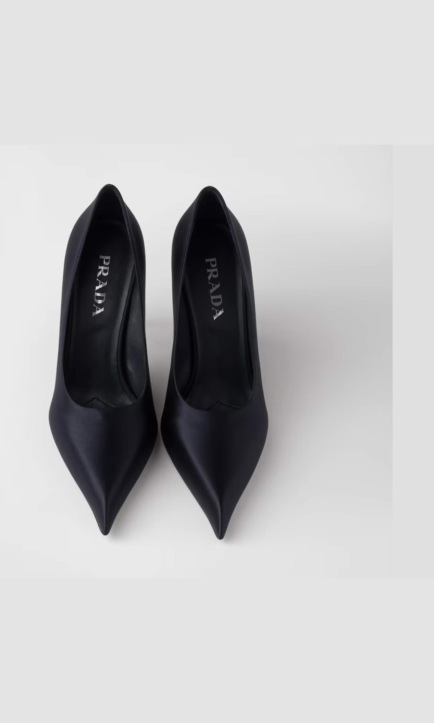 Prada Blue Satin Pumps Glam Steals