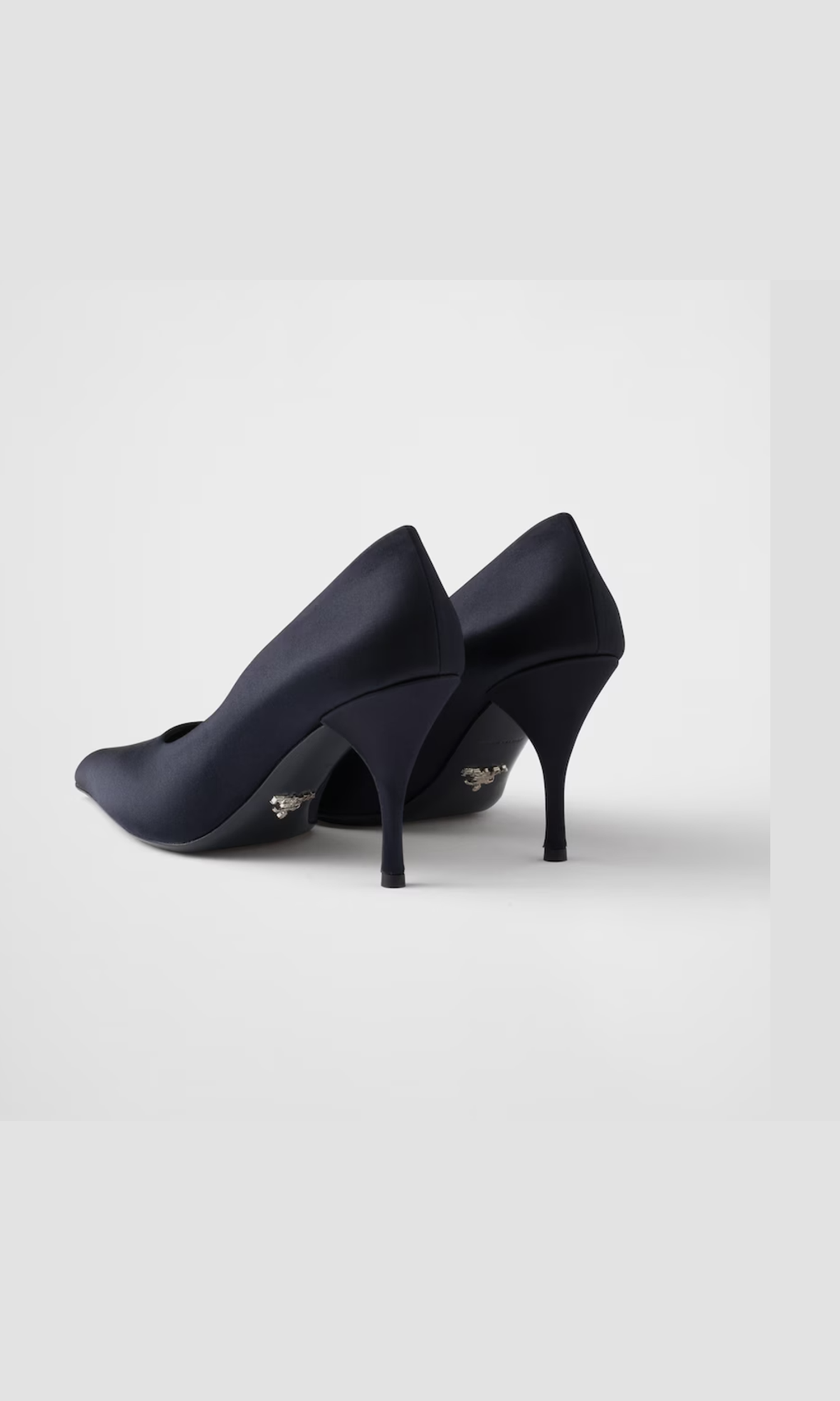 Prada Blue Satin Pumps Glam Steals