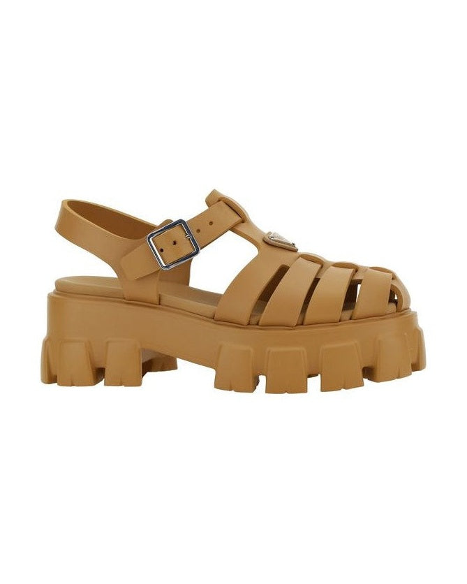 Prada Brown Acetate Platform Sandals Glam Steals