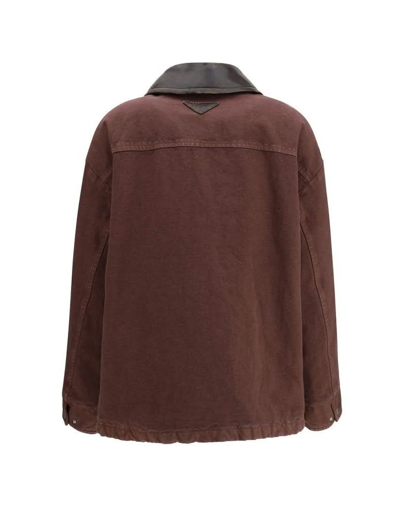 Prada Brown Cotton Coat 