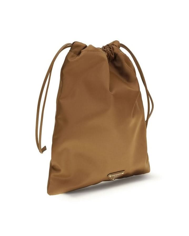 Prada Brown Recycled Polyamide Shoulder Bag 