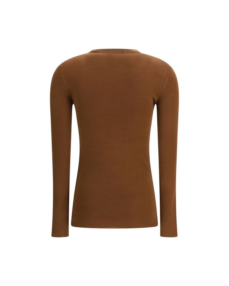 Prada Brown Wool Fleece Cardigan Glam Steals