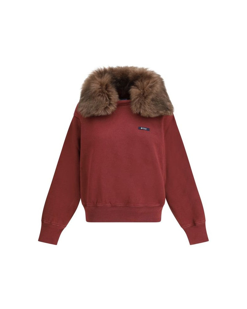 Prada Cotton Bordeaux Sweatshirt Glam Steals