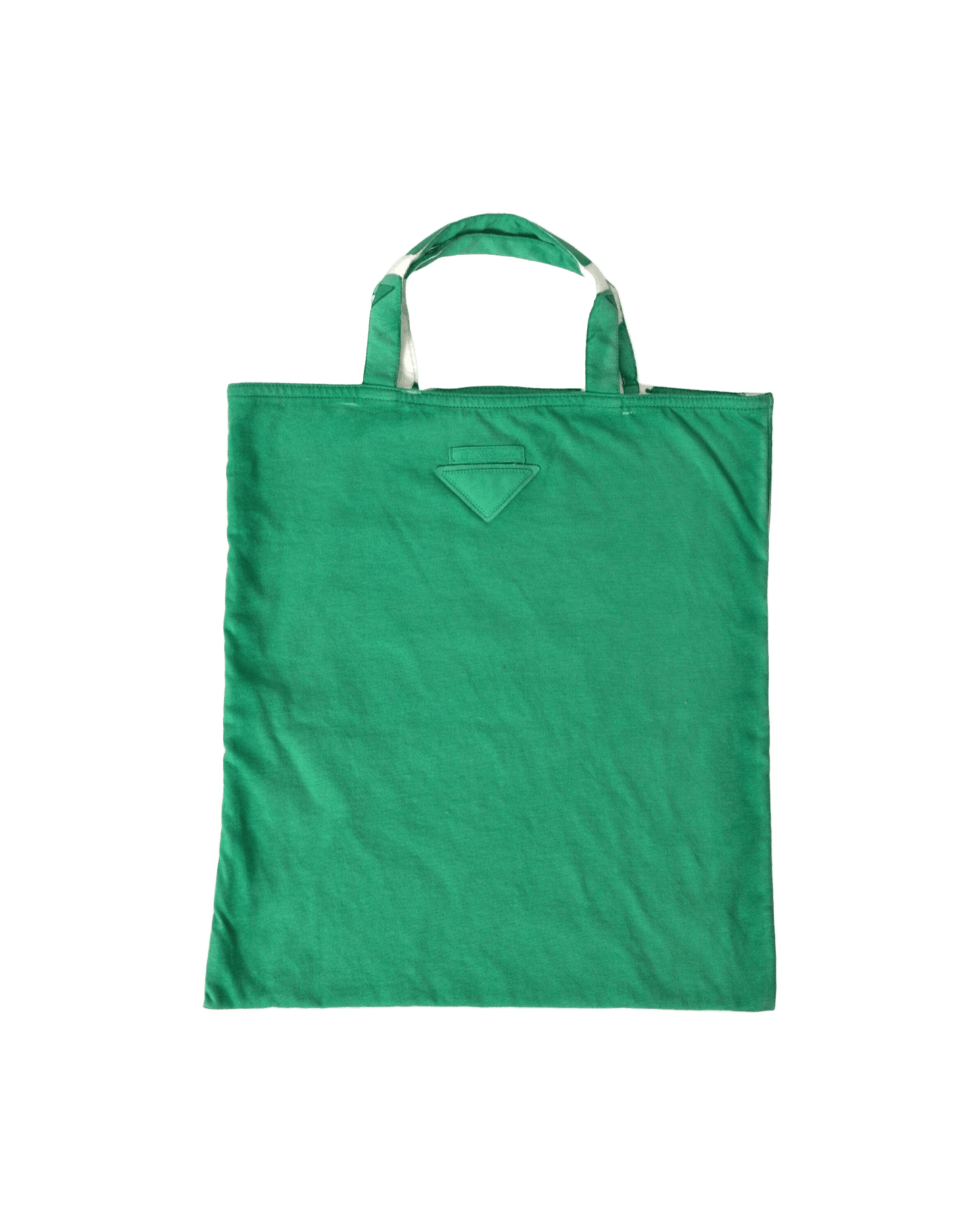 Prada Elegant Fabric Tote Green Bag Glam Steals