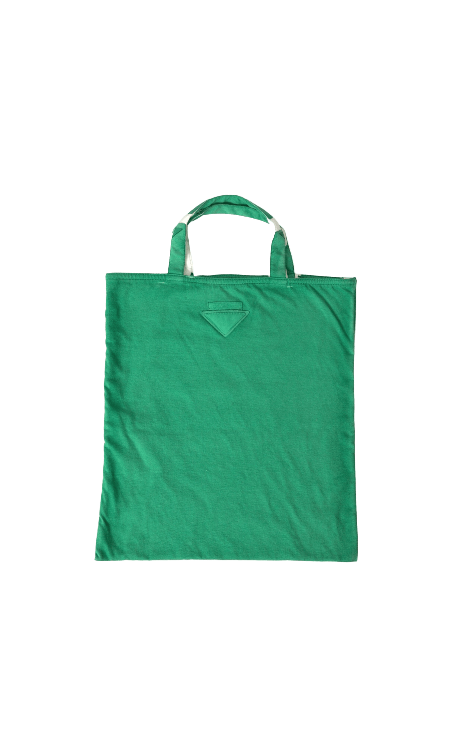 Prada Elegant Fabric Tote Green Bag Glam Steals