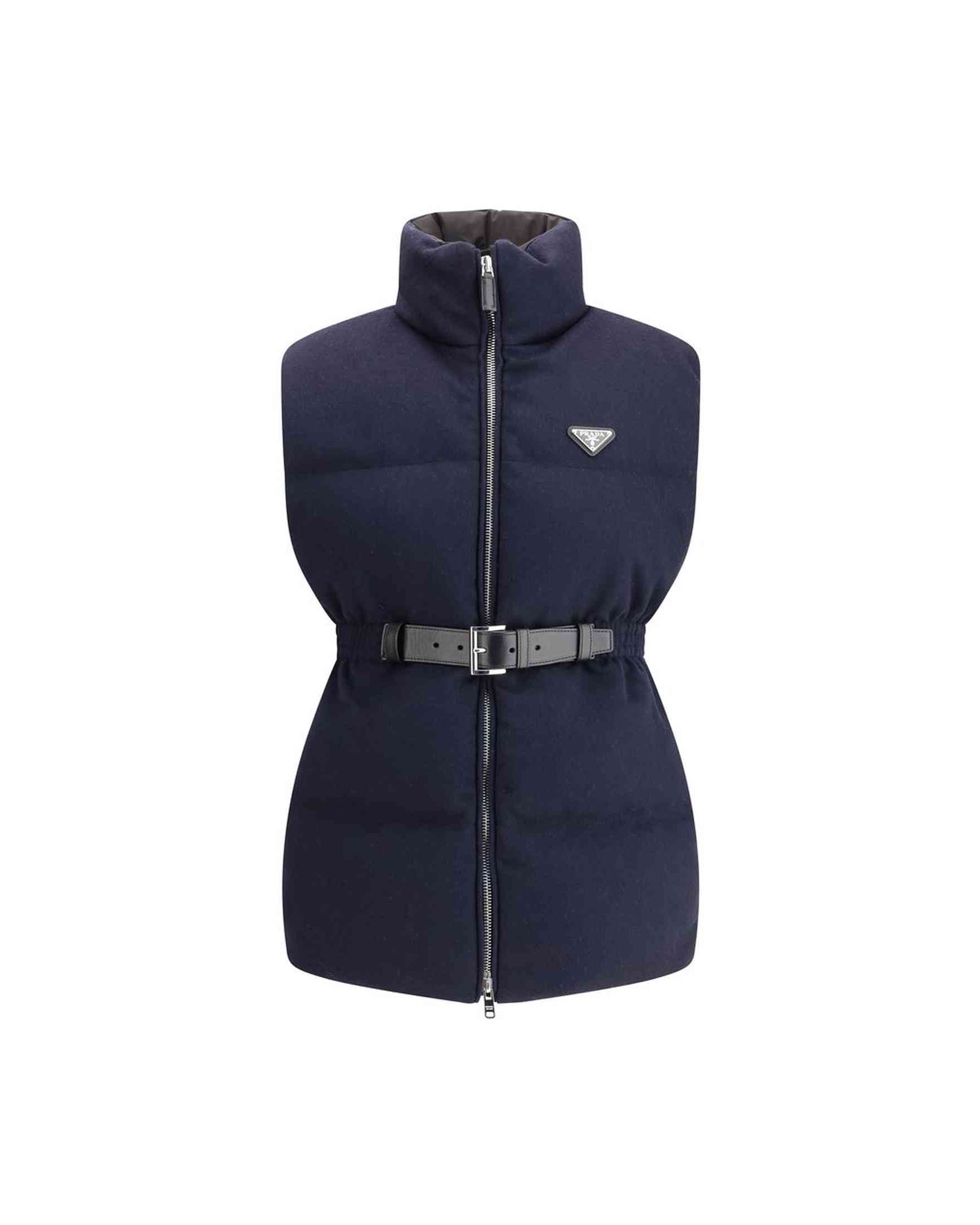 Prada Flannel Down Vest Glam Steals