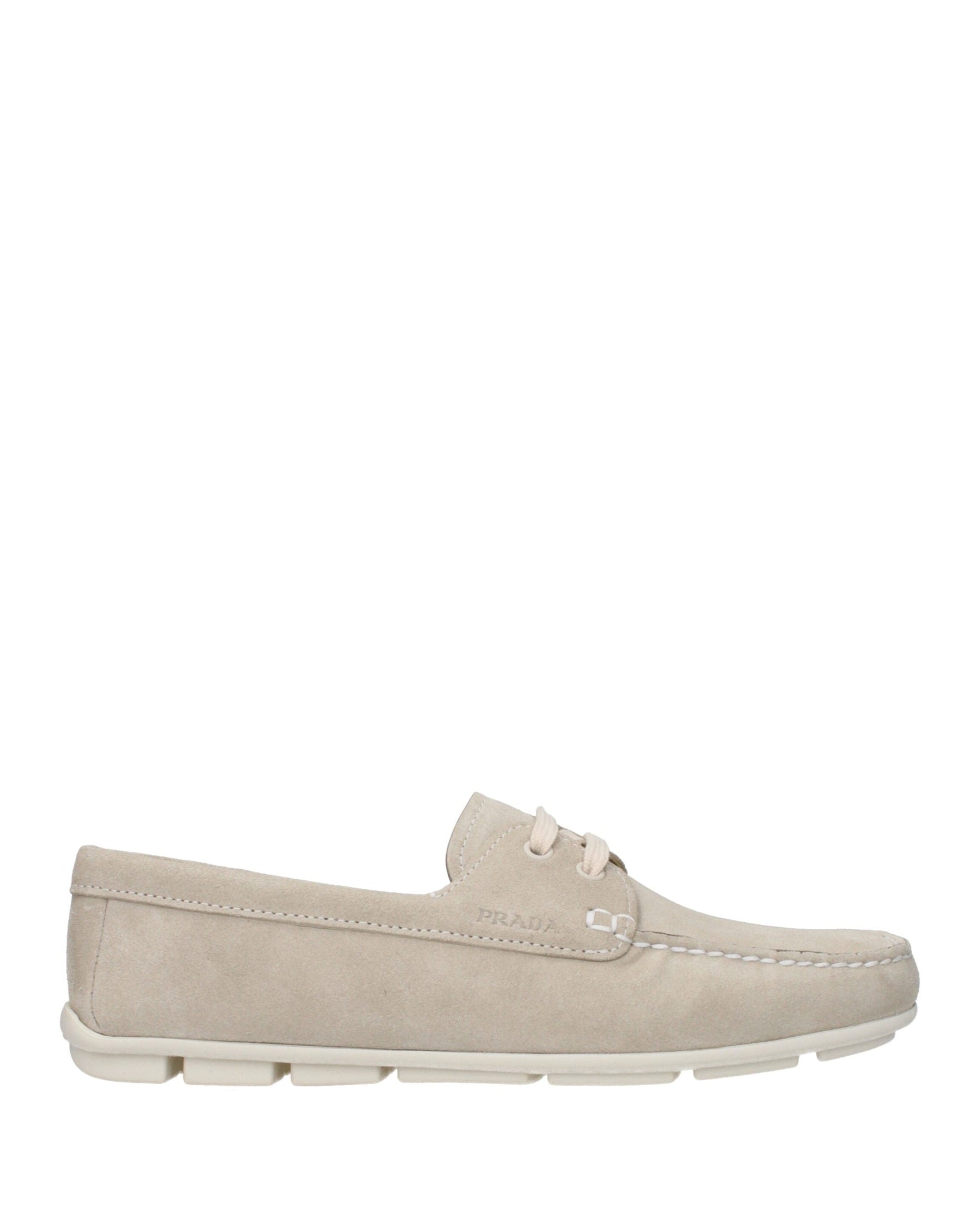 Prada Gray Leather Slip On Loafers Glam Steals