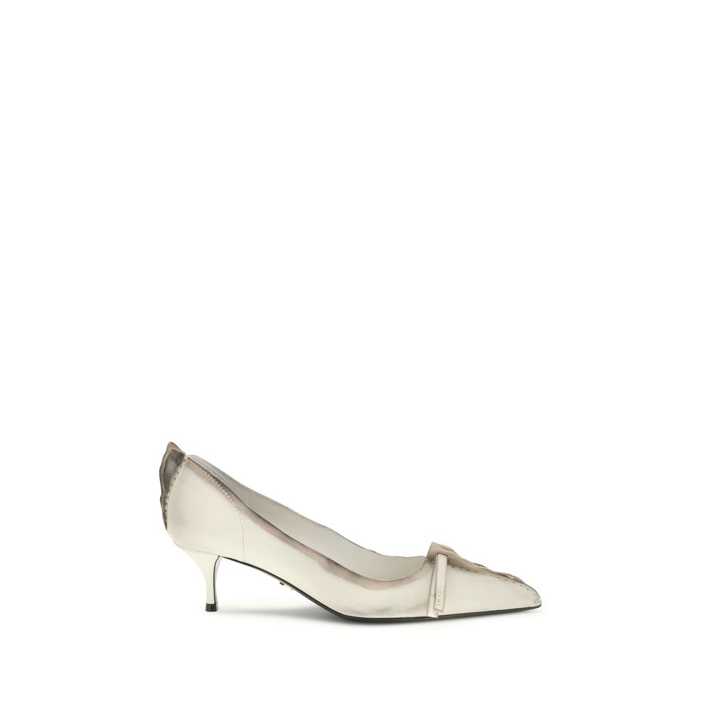 Prada Leather Antique Pumps Glam Steals