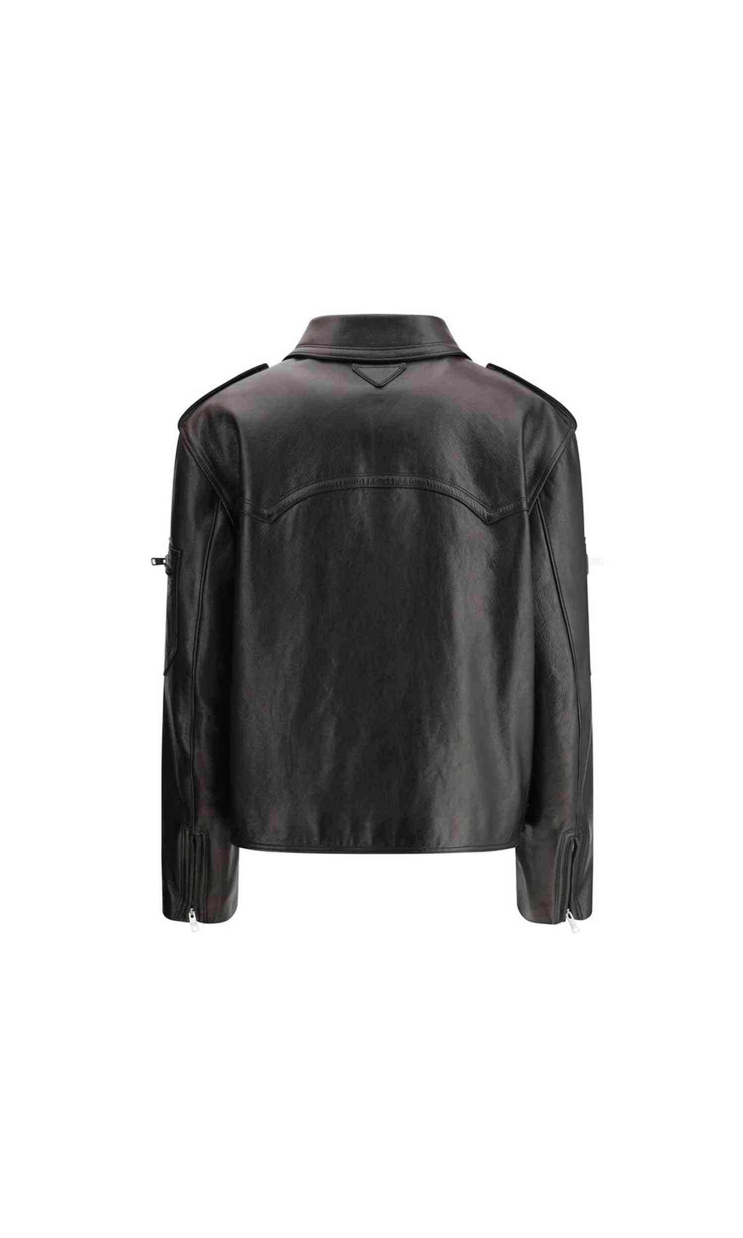 Prada Leather Biker Jacket Glam Steals
