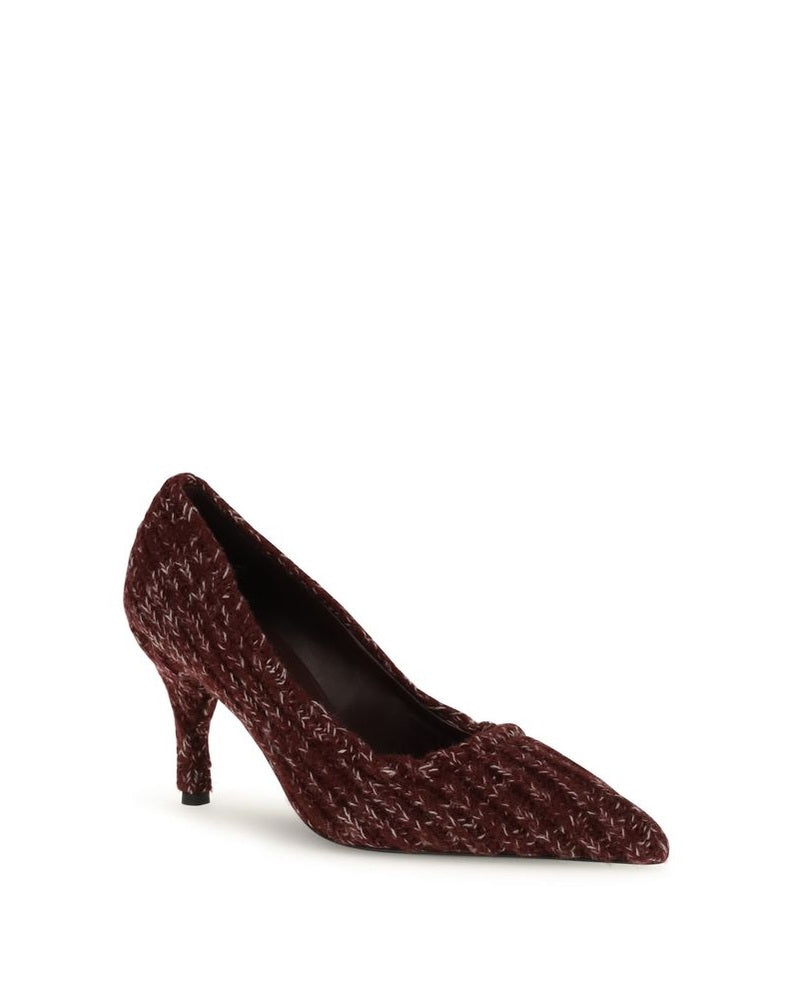 Prada Leather Bordeaux Calf Bos Taurus Platform Pumps Glam Steals