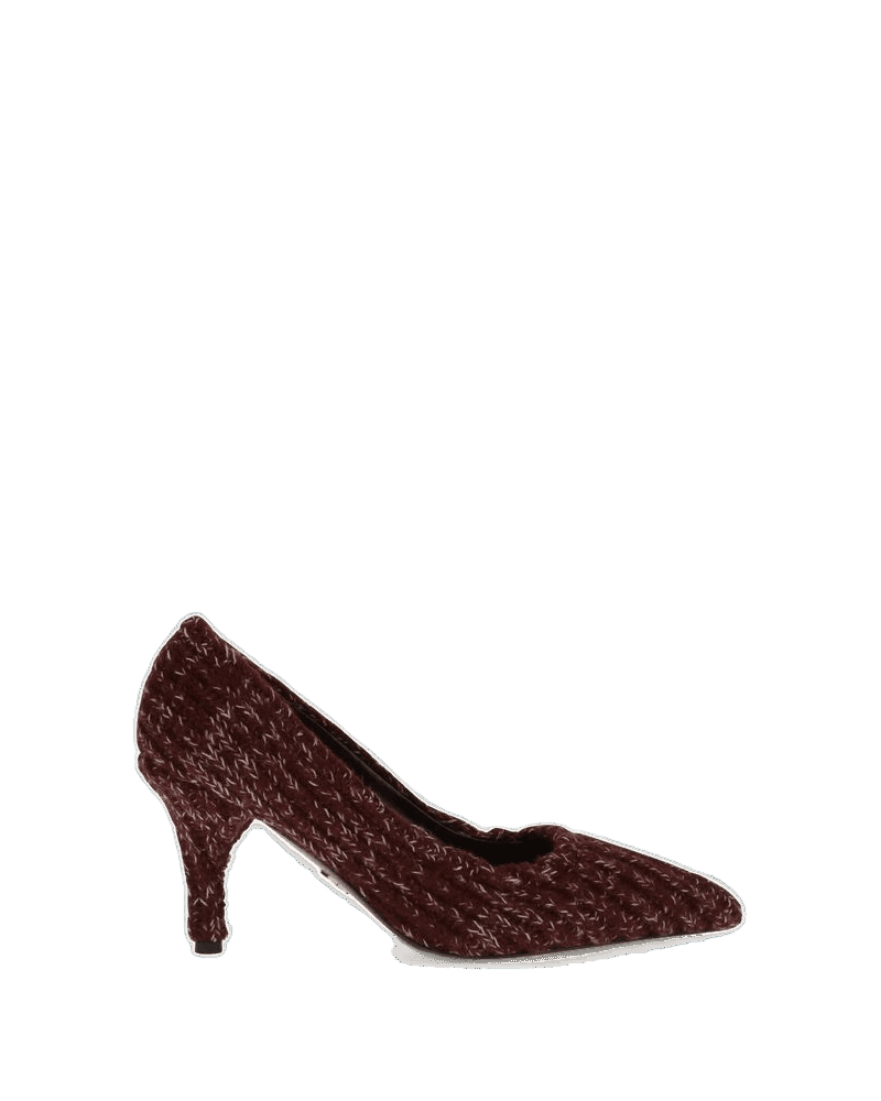Prada Leather Bordeaux Calf Bos Taurus Platform Pumps Glam Steals