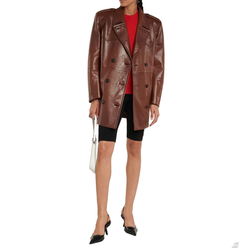 Prada Leather Coat Glam Steals
