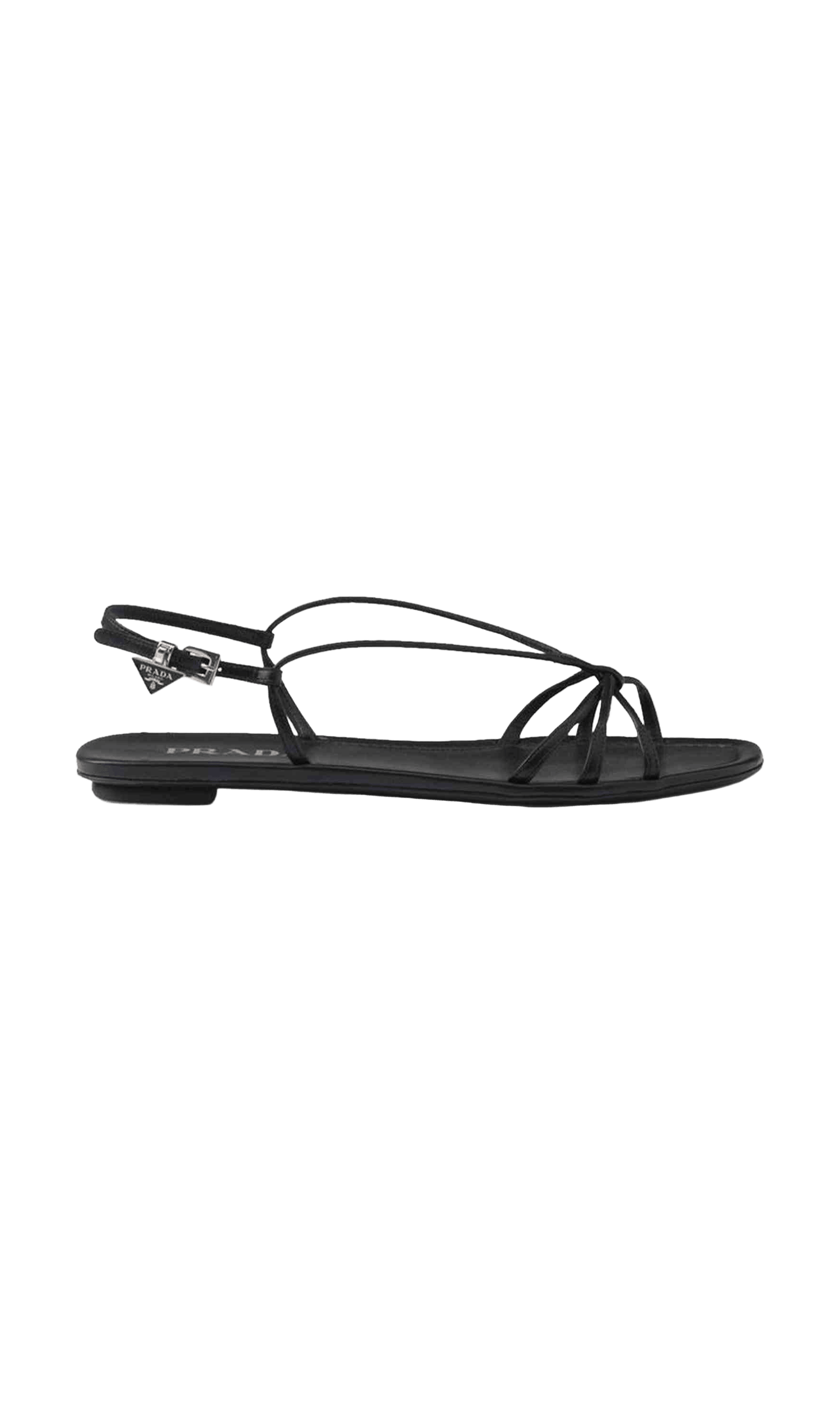 Prada Leather Flat Sandals Glam Steals
